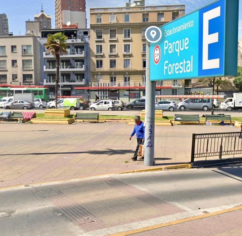 Hotel Parque Forestal Santiago del Cile Esterno foto